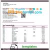 editable template, Taiwan Bank of Taiwan bank statement template in Word and PDF format