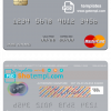 editable template, Tajikistan Spitamen Bank mastercard template in PSD format