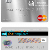 editable template, Tanzania AccessBank mastercard template in PSD format