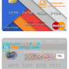 editable template, Tanzania BancABC mastercard template in PSD format
