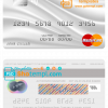 editable template, Thailand Bangkok Bank mastercard template in PSD format
