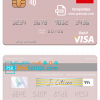 editable template, Thailand Calyon Bank visa debit card template in PSD format