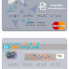 editable template, Timor-Leste Banco Nacional de Comércio de Timor-Leste mastercard template in PSD format