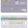 editable template, Trinidad and Tobago RBC Royal Bank visa debit card template in PSD format