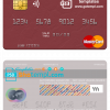 editable template, Tunisia JMMB Bank mastercard template in PSD format