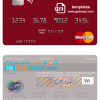 editable template, Tuvalu National Bank of Tuvalu mastercard template in PSD format