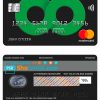 editable template, United Kingdom The Co-operative bank mastercard credit card template in PSD format