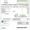 editable template, USA Arkansas C & L Electric Cooperative Corporation utility bill template in Word and PDF format