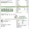 editable template, USA California City of Foster City utility bill template in Word and PDF format