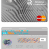 editable template, Uruguay Banque Heritage mastercard template in PSD format