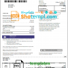 editable template, Philippines Globe Business utility bill template in Word and PDF format