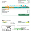 editable template, USA Steuben Country REMC utility bill template in Word and PDF format