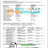 editable template, Greece family status certificate template in Word and PDF format