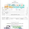 editable template, Qatar death certificate template in Word and PDF format