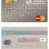 editable template, Uzbekistan Ziraat Bank mastercard template in PSD format