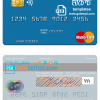 editable template, Vanuatu Asia Merchant Bank Limited mastercard template in PSD format