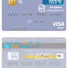 editable template, Vanuatu Asia Merchant Bank Limited visa debit card template in PSD format
