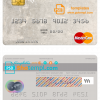 editable template, Venezuela Banco Mercantil mastercard template in PSD format