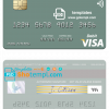 editable template, Vietnam Agribank visa debit card template in PSD format