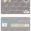 editable template, Zambia Absa Bank Zambia Plc visa debit card template in PSD format