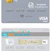 editable template, Zambia Cavmont Bank visa debit credit card template in PSD format