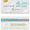 editable template, Zimbabwe Stanbic Bank visa debit card template in PSD format