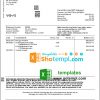 editable template, United Kingdom Al Rayan bank statement template in Excel and PDF format