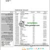 editable template, United Kingdom The Co-operative bank statement in Word and PDF format