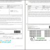 editable template, USA Form I-797B, Notice of Action template in Word and PDF format (2 pages)
