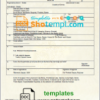 editable template, United Kingdom death certificate template in Word and PDF format