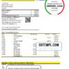 editable template, Andorra MoraBank bank statement template in Excel and PDF format