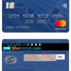 editable template, Azerbaijan ATA bank mastercard credit card template in PSD format