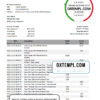 editable template, Bangladesh Rupalii bank statement template in Excel and PDF format