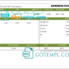 editable template, # good smell pay stub template in Word and PDF format