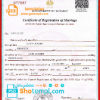 editable template, India Government of Gujarat marriage certificate template in PSD format