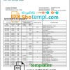 editable template, Togo Ecobank Bank statement template in Word and PDF format