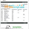 editable template, Uganda Cairo bank statement template in Word and PDF format