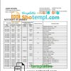 editable template, Ukraine Raiffeisen Bank statement template, Word and PDF format (.doc and .pdf)