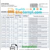 editable template, Uruguay Banque Heritage bank statement template in Word and PDF format