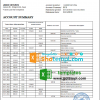 editable template, Saint Vincent and The Grenadines First Caribbean International Bank statement template in Excel and PDF format