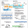 editable template, USA Philadelphia PPL utility bill template in Word and PDF format