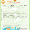 editable template, Vietnam birth certificate template in PSD format, fully editable