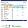 editable template, Zambia Cavmont bank statement template in Word and PDF format