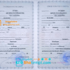 editable template, Belarus death certificate template in PSD format, fully editable