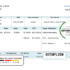 editable template, # steady form pay stub template in Word and PDF format
