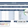 editable template, # good luck pay stub template in Word and PDF format