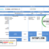 editable template, United Kingdom flywheel & driftwood company employee sheet template in Word and PDF format