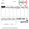 editable template, # smart ground pay stub template in Word and PDF format