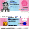 editable template, Estonia residence permit template in PSD format, fully editable