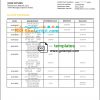 editable template, Turkey Odeabank bank statement template in .doc and .pdf format